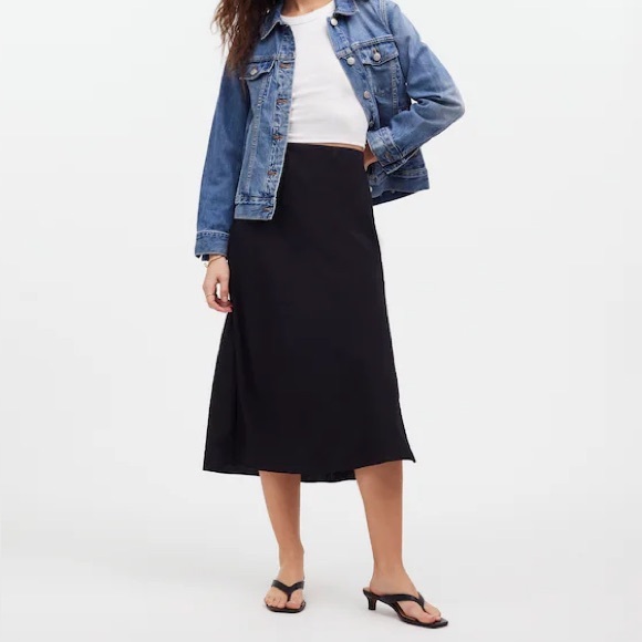 Madewell Dresses & Skirts - Madewell The Layton Midi Slip Skirt Size 14 NWT